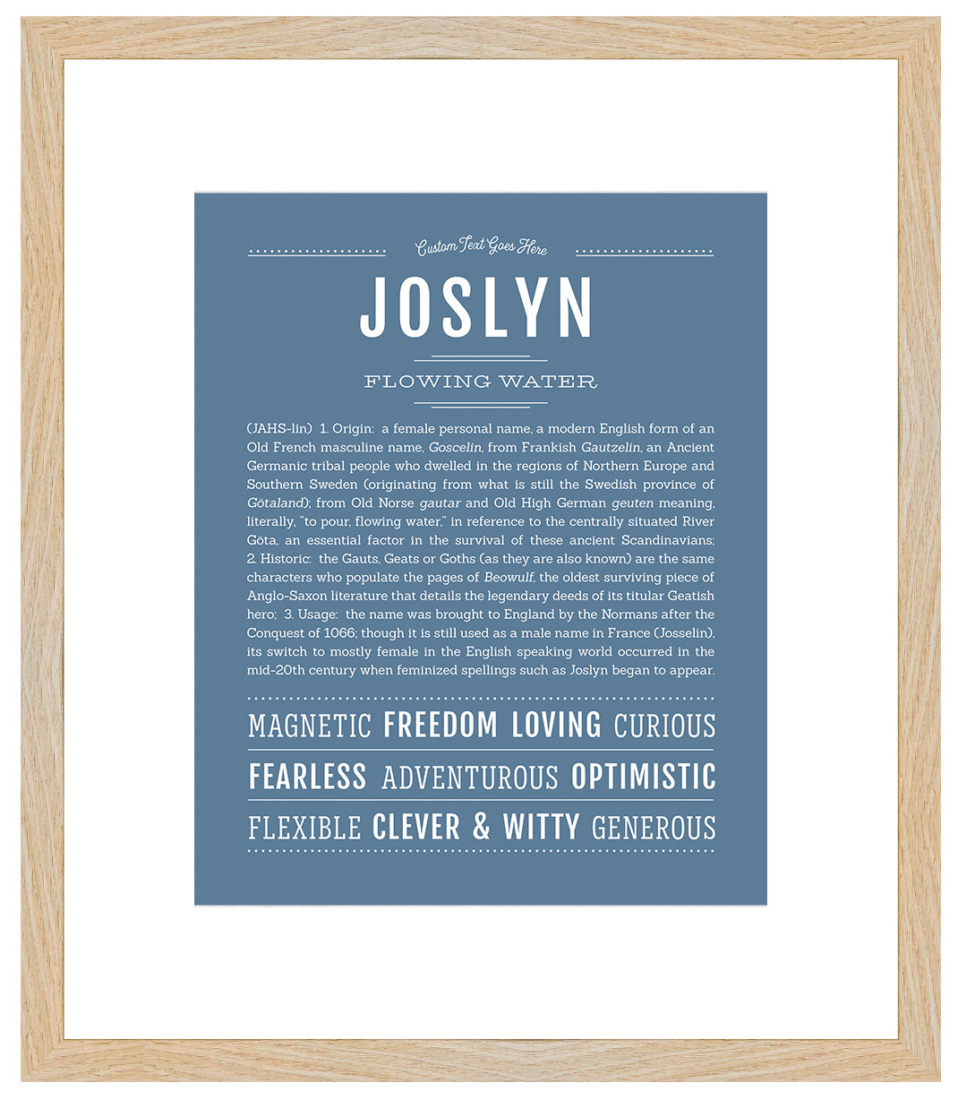 Joslyn | Name Art Print