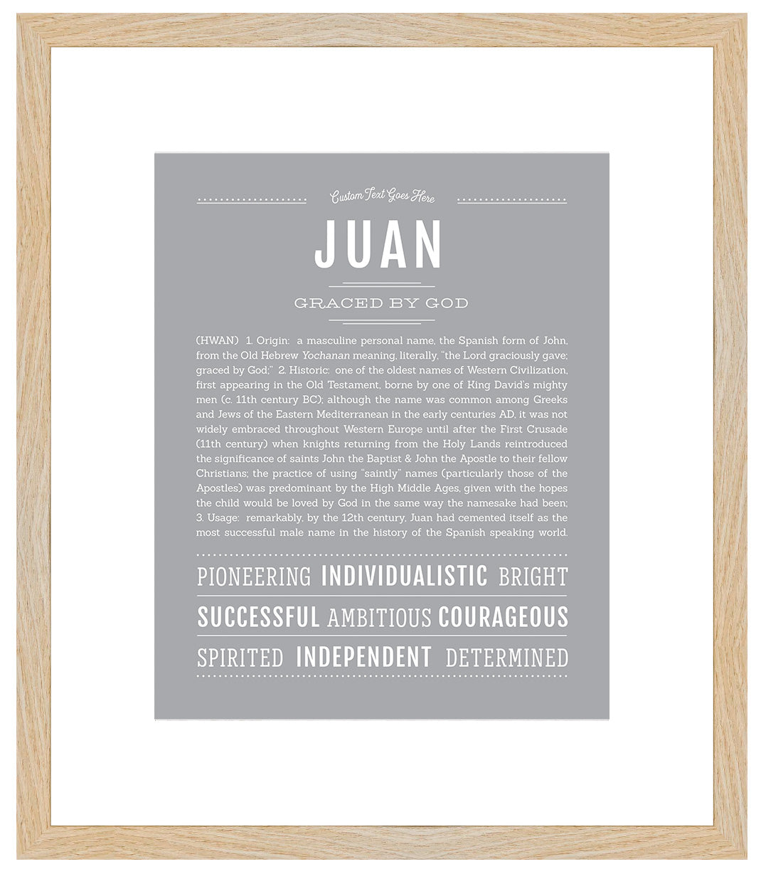 Juan | Name Art Print