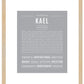 Kael | Name Art Print