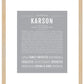 Karson | Name Art Print