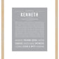 Kenneth | Name Art Print