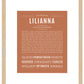 Lilianna | Name Art Print