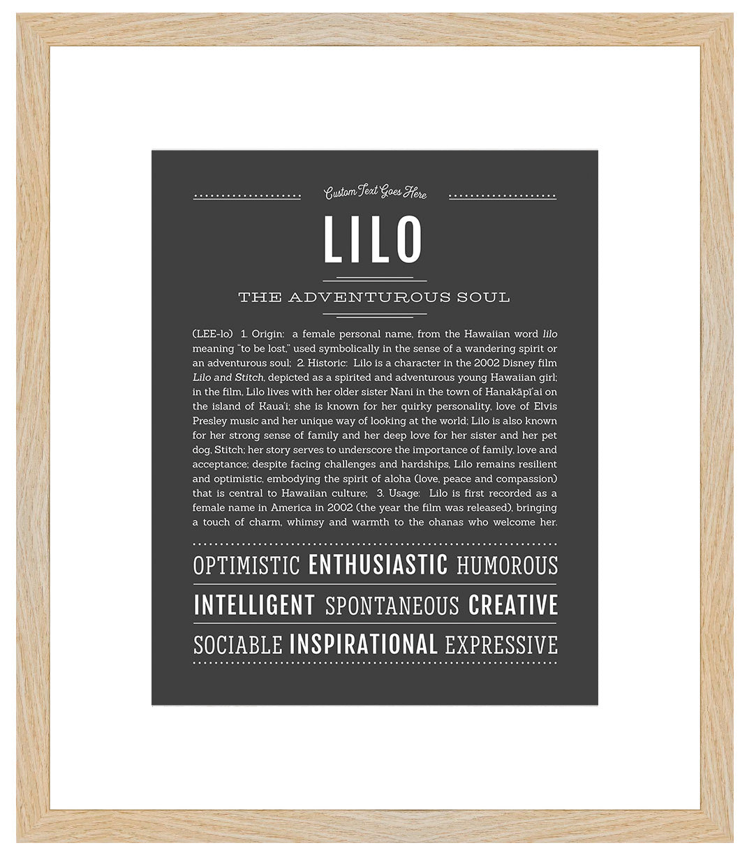 Lilo | Name Art Print