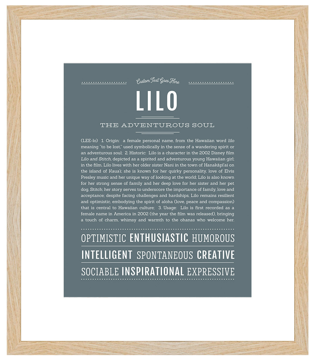 Lilo | Name Art Print