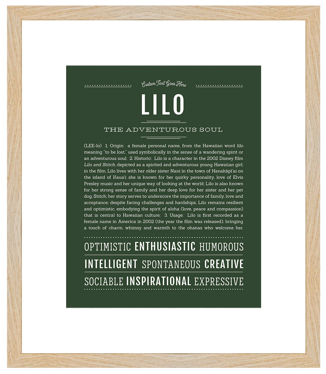 Lilo | Name Art Print