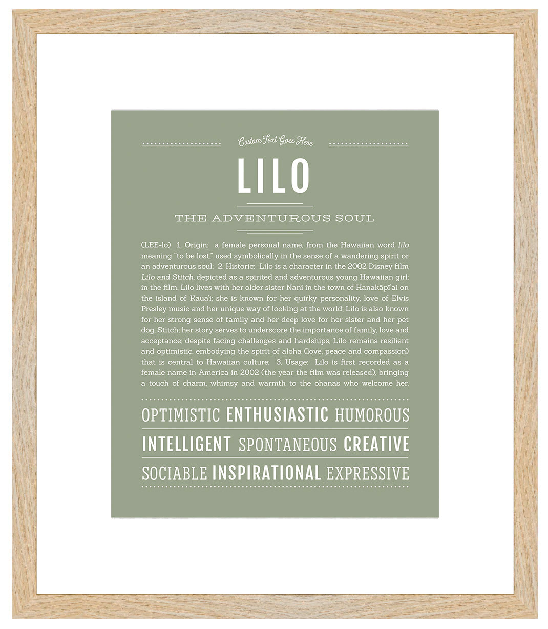 Lilo | Name Art Print