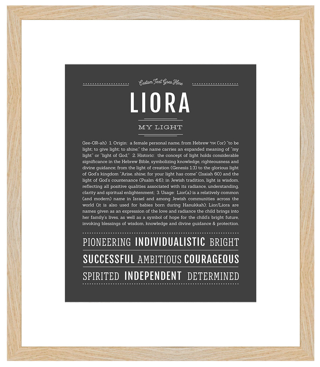 Liora | Name Art Print