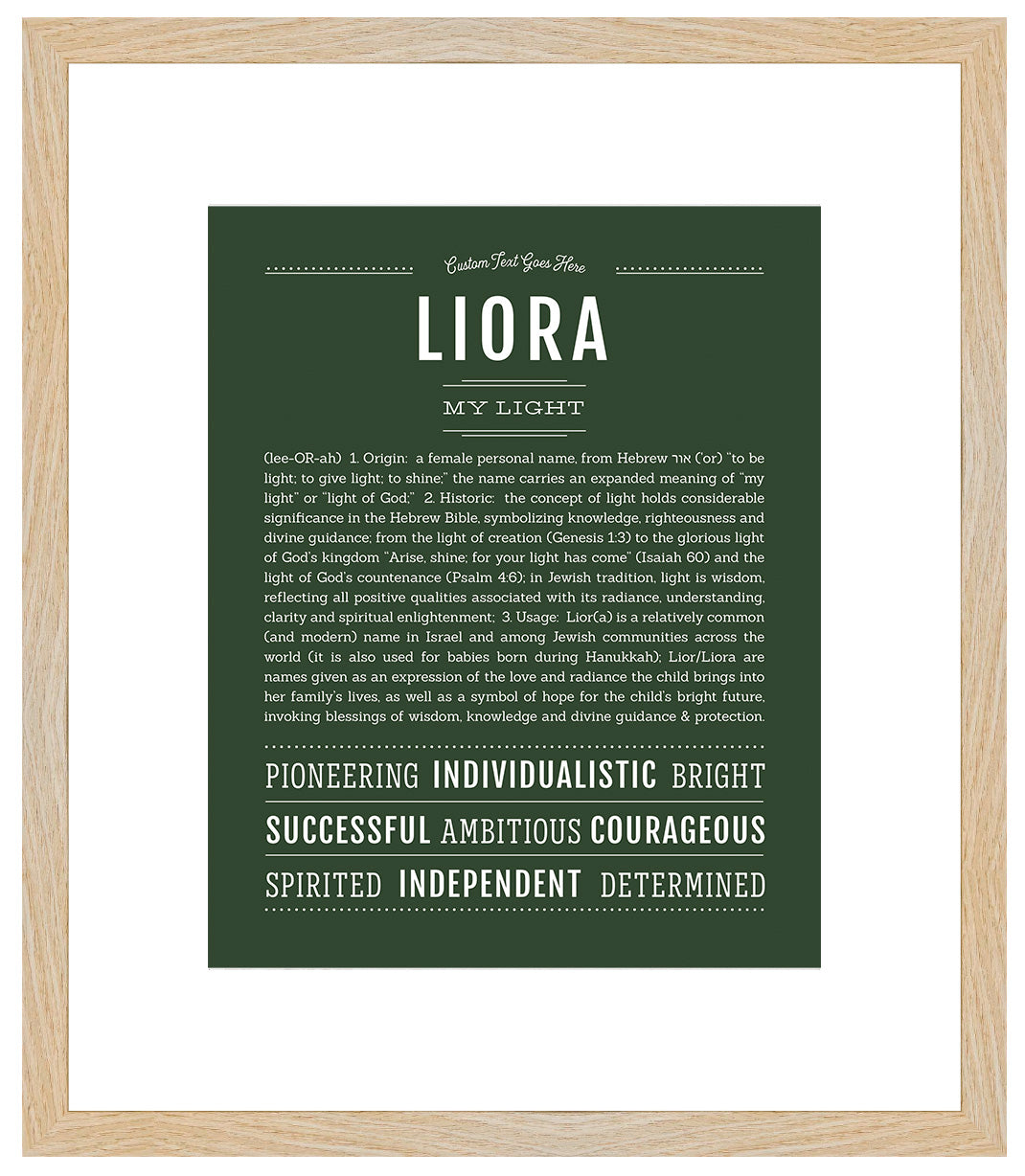 Liora | Name Art Print