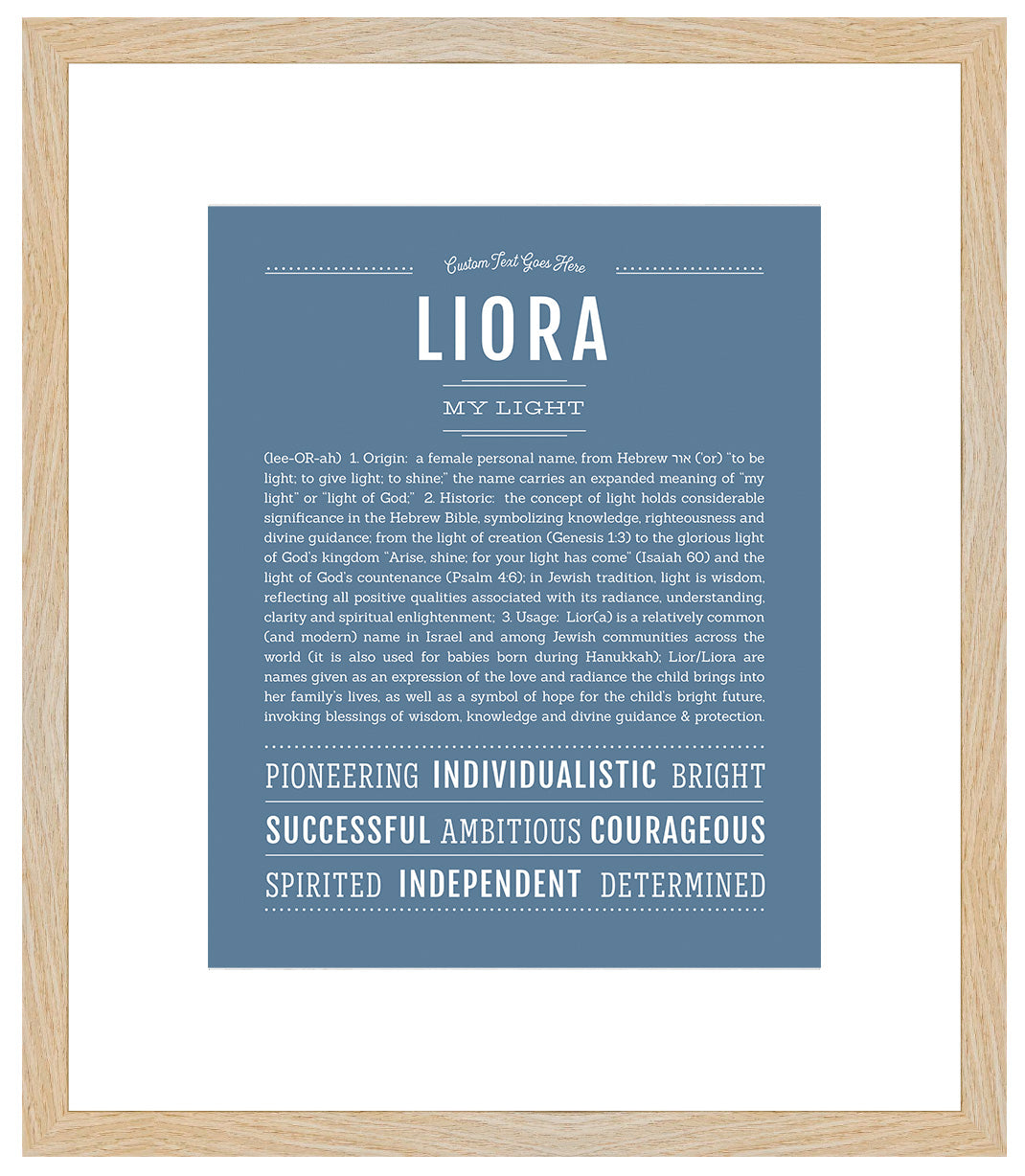 Liora | Name Art Print