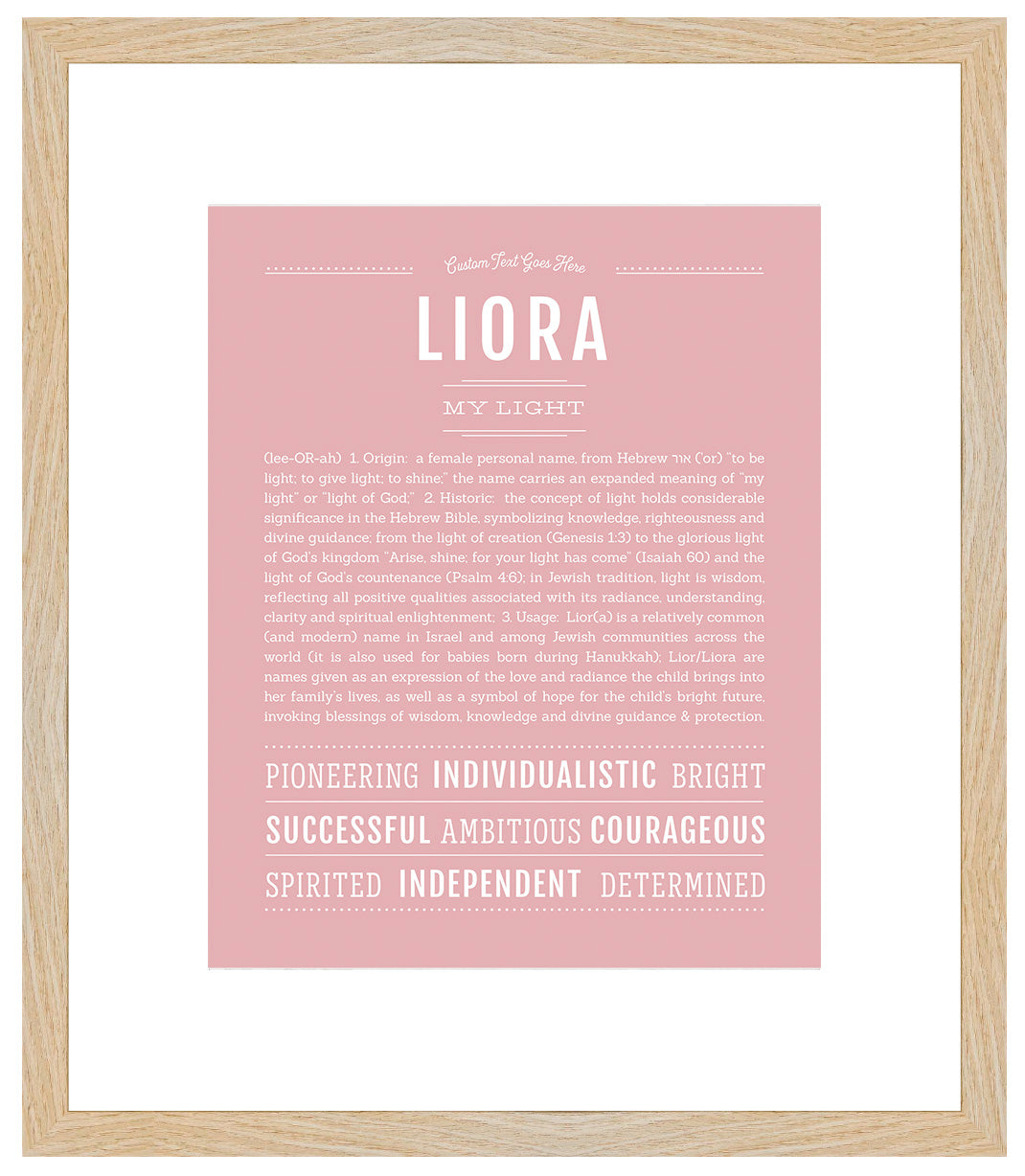 Liora | Name Art Print