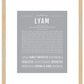 Lyam | Name Art Print