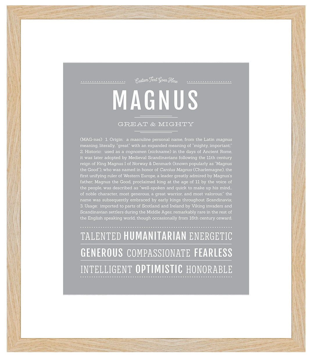 Magnus | Name Art Print