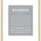 Muhammad | Name Art Print