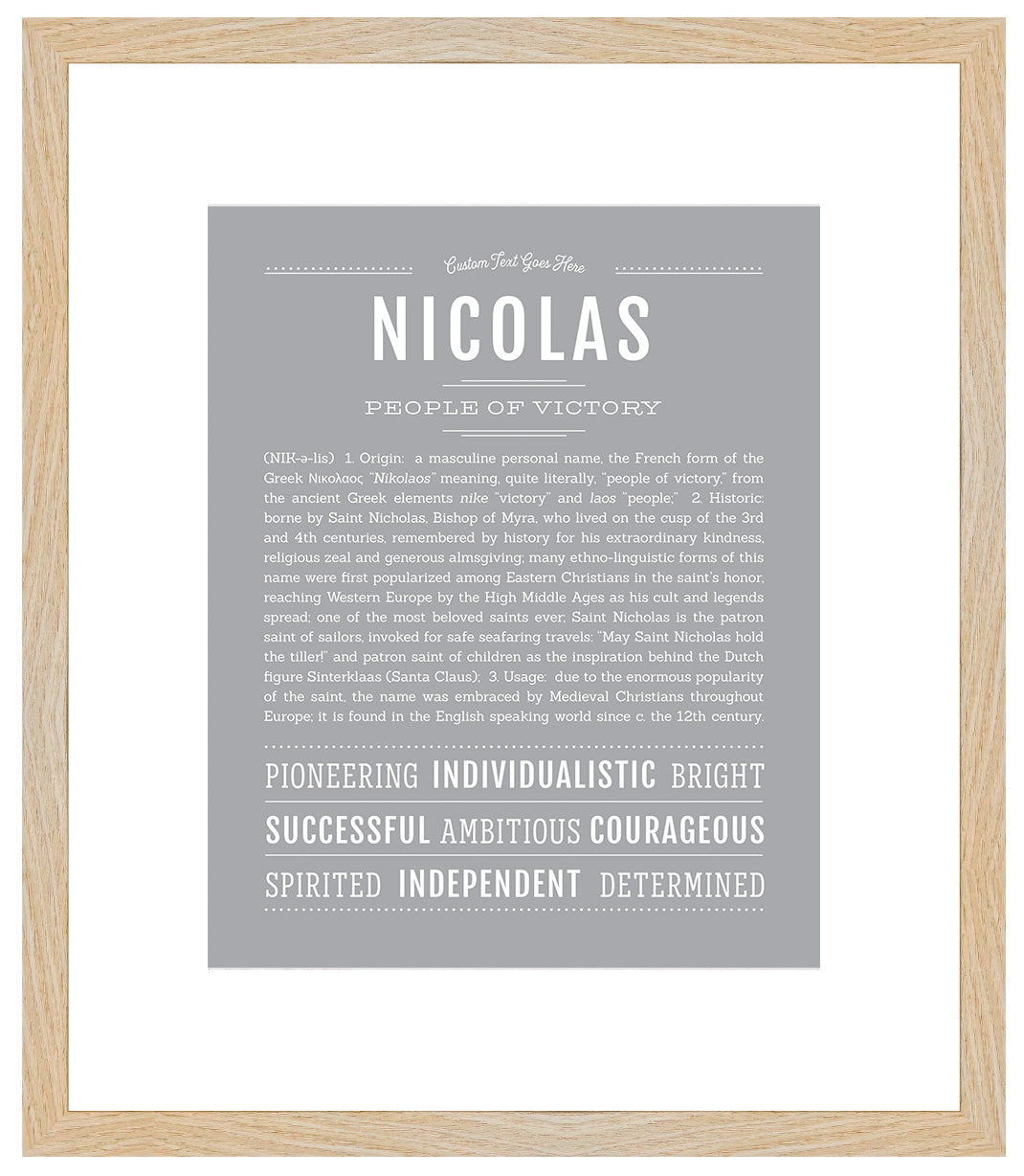 Nicolas | Name Art Print