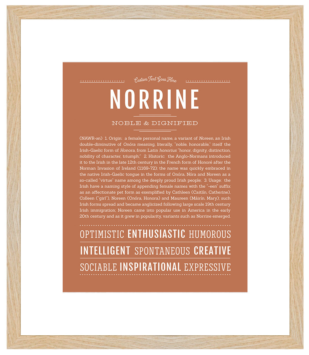 Norrine | Name Art Print