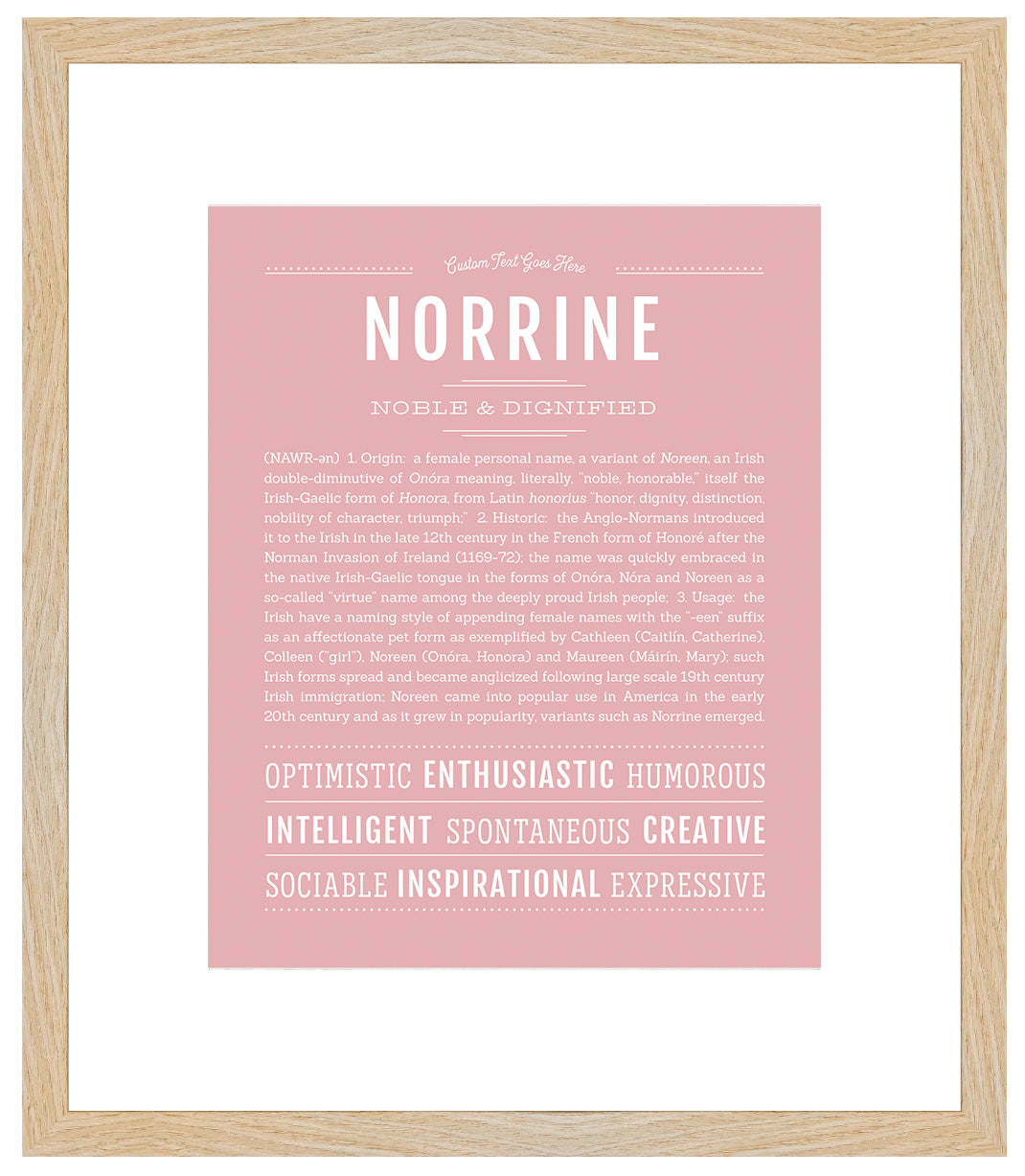 Norrine | Name Art Print