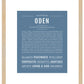 Oden | Name Art Print