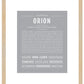 Orion | Name Art Print