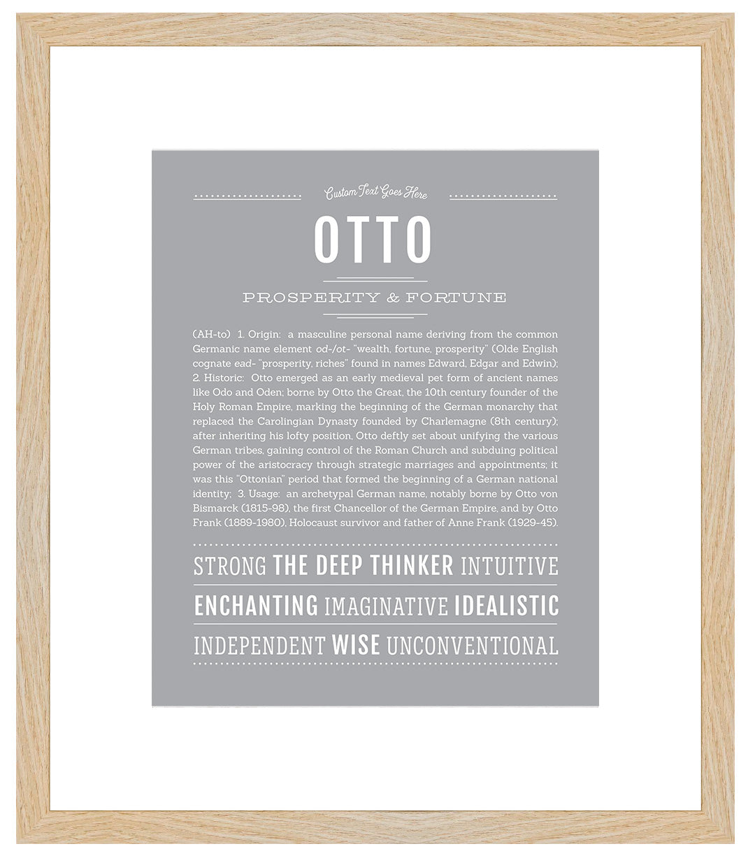 Otto | Name Art Print