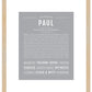 Paul | Name Art Print