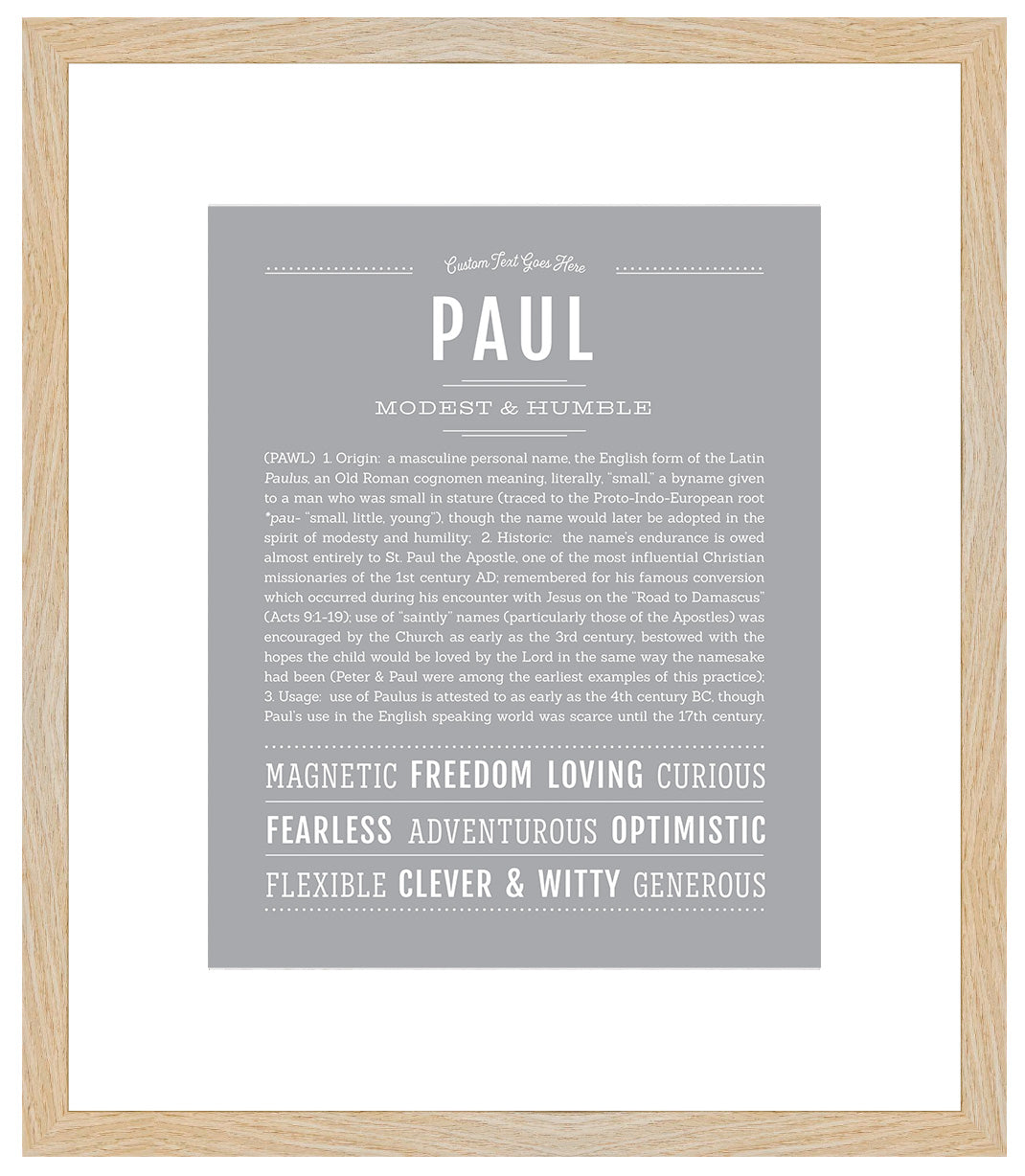 Paul | Name Art Print