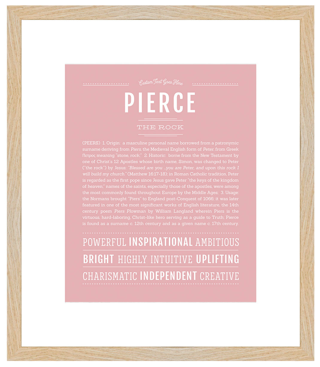 Pierce | Name Art Print