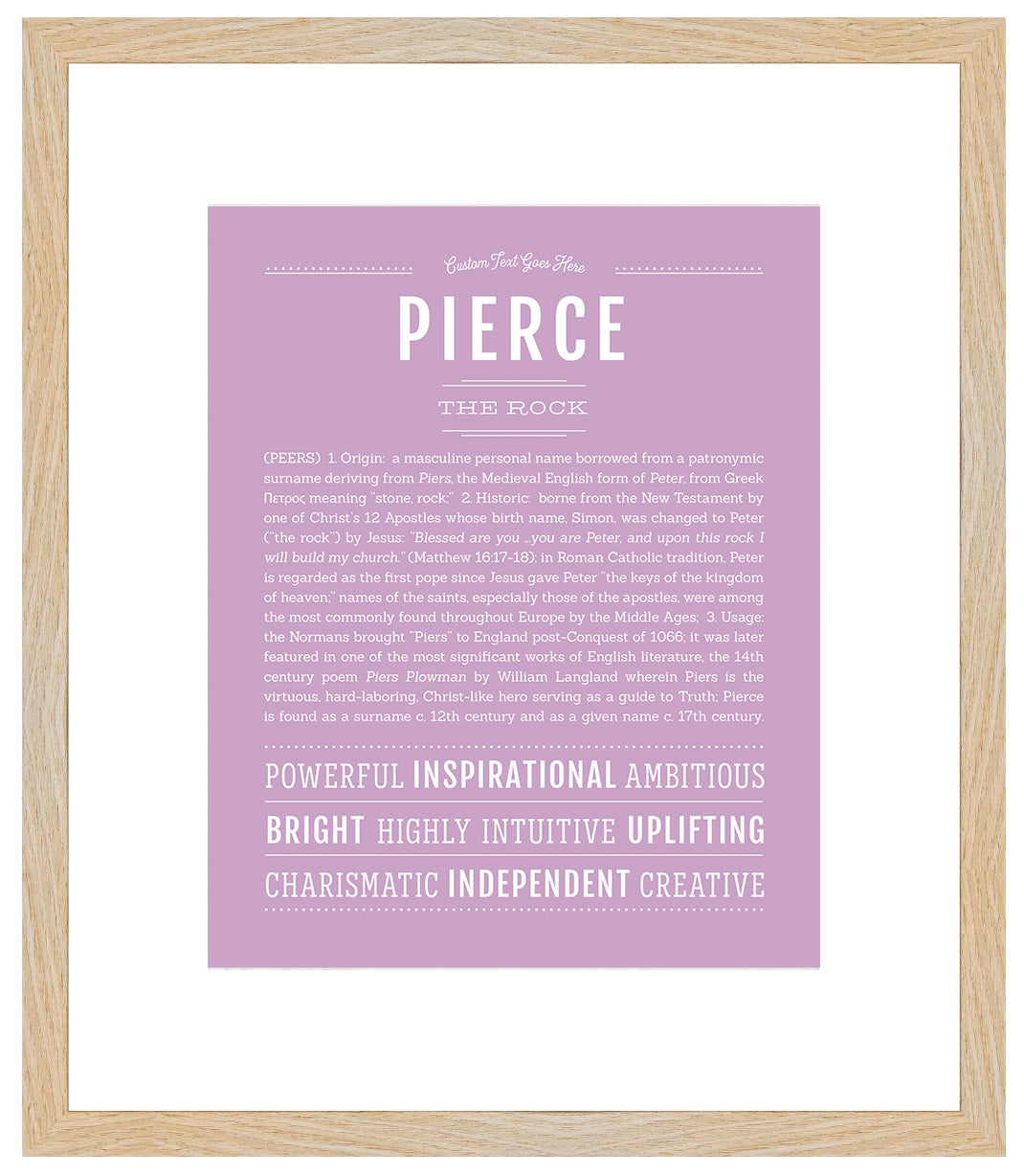 Pierce | Name Art Print