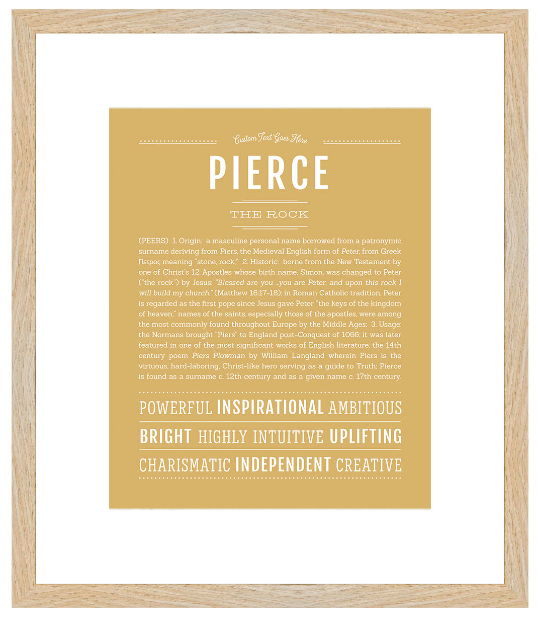 Pierce | Name Art Print