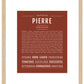 Pierre | Name Art Print