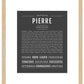 Pierre | Name Art Print