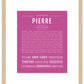 Pierre | Name Art Print