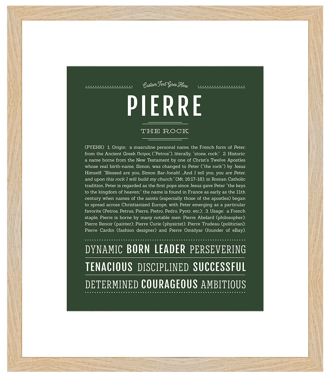 Pierre | Name Art Print