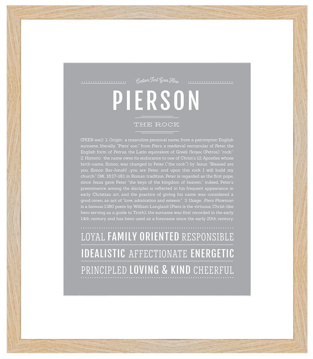 Pierson | Name Art Print