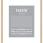 Porter | Name Art Print