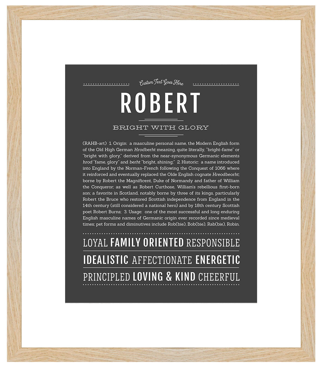 Robert | Name Art Print