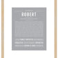 Robert | Name Art Print