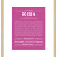 Roisin | Name Art Print