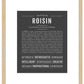 Roisin | Name Art Print