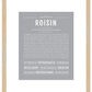 Roisin | Name Art Print