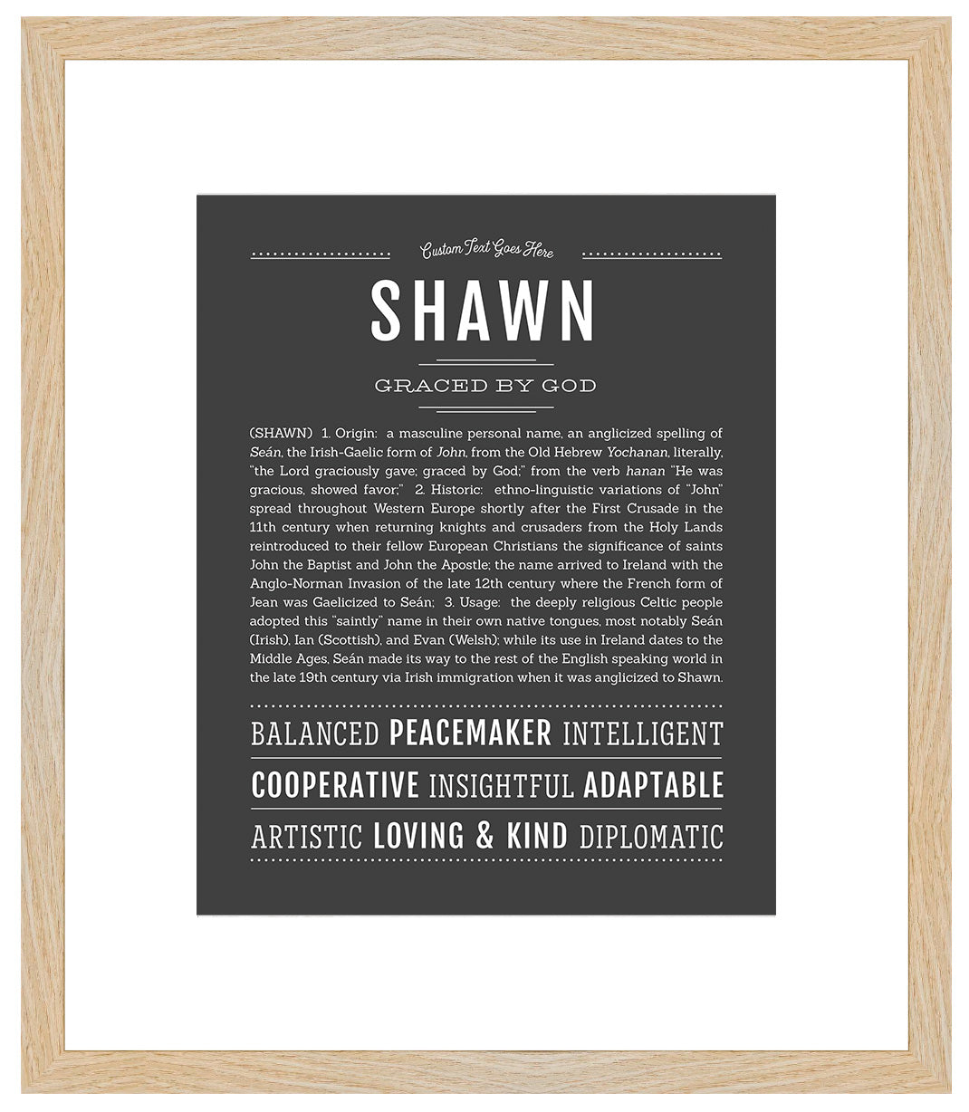 Shawn | Name Art Print