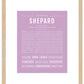 Shepard | Name Art Print