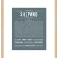 Shepard | Name Art Print