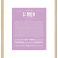 Simon | Name Art Print