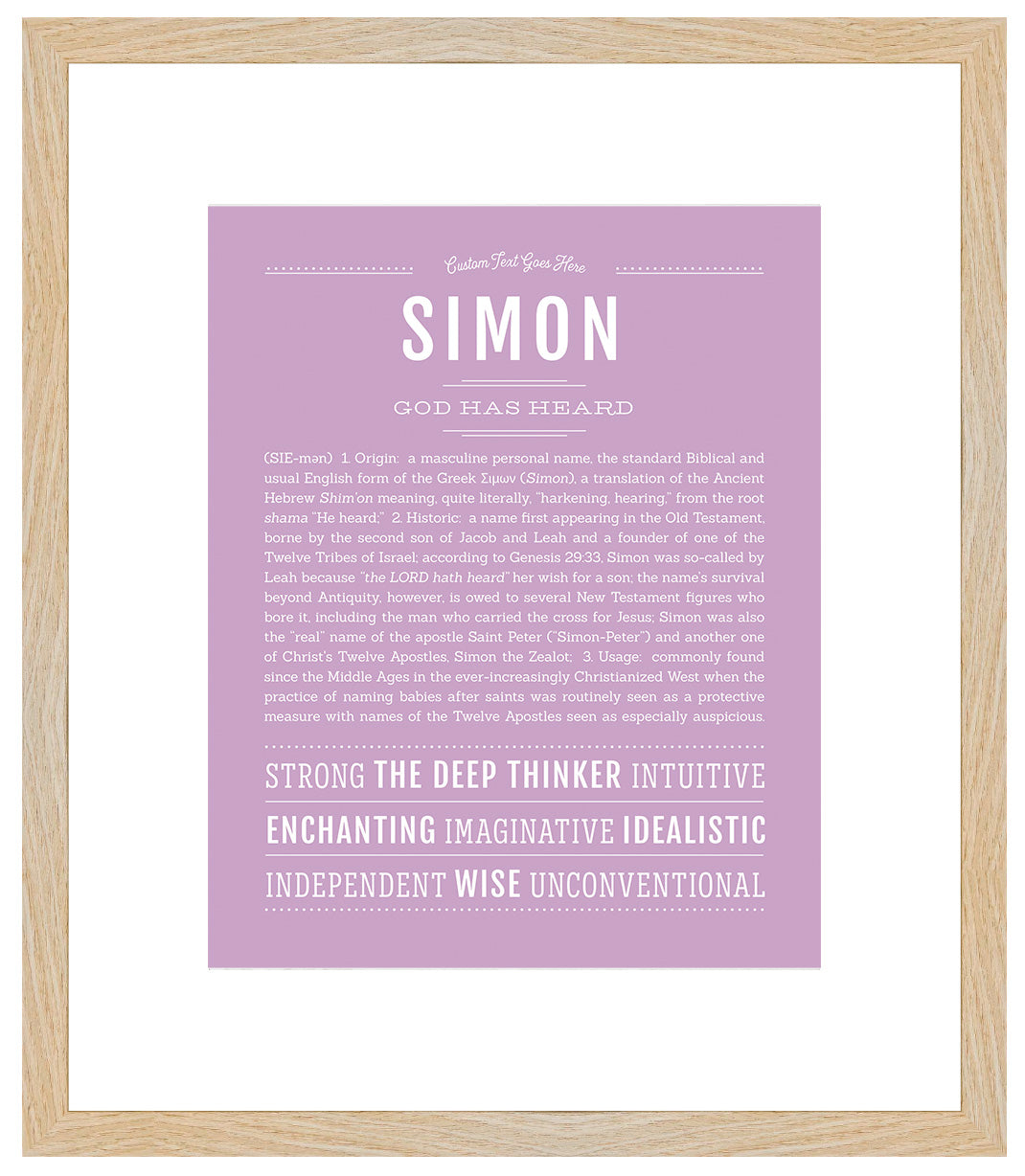 Simon | Name Art Print