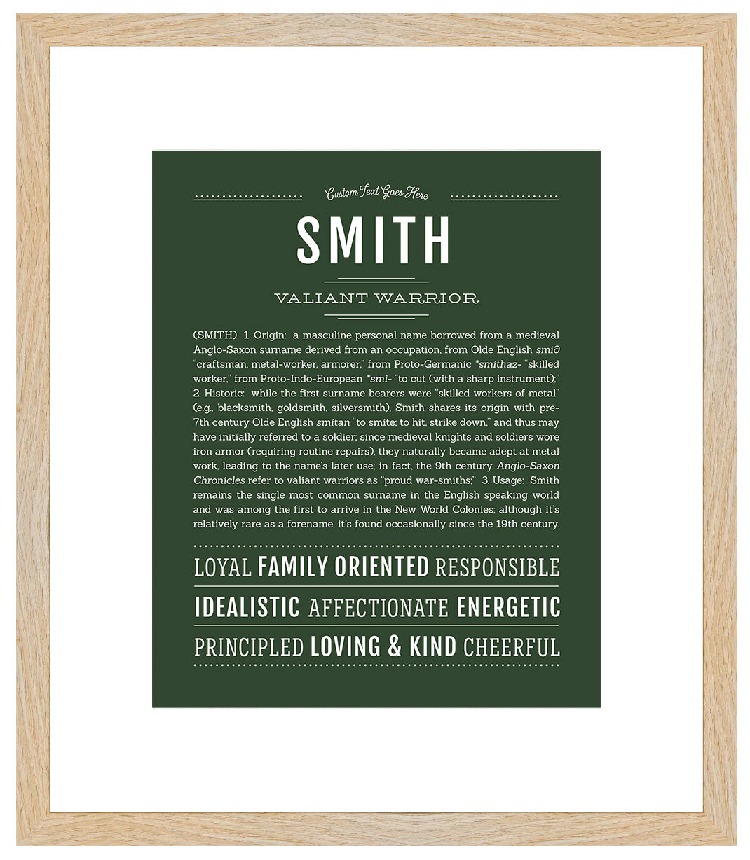 Smith | Name Art Print