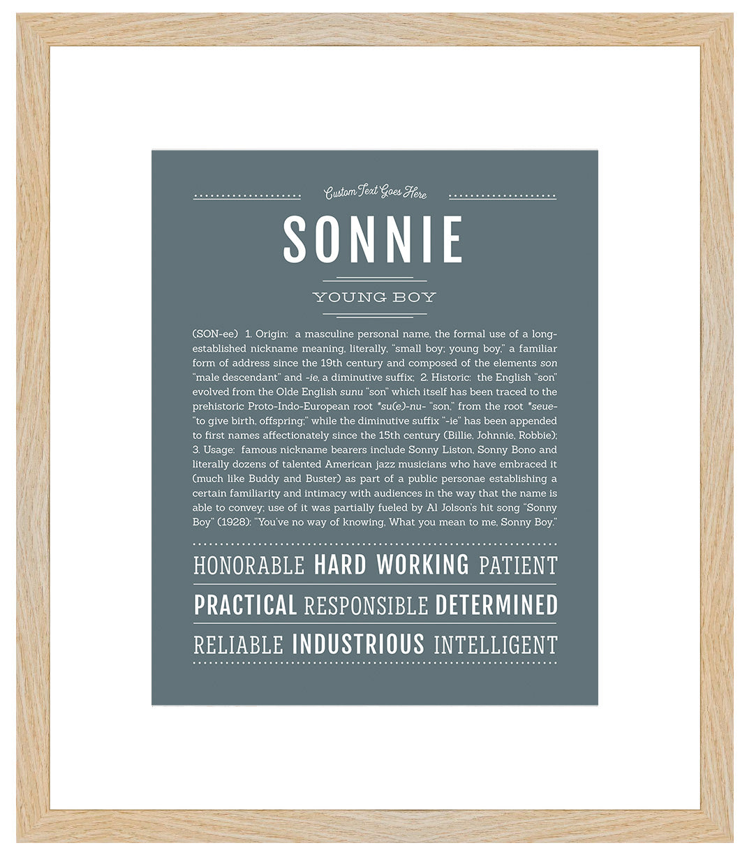 Sonnie | Name Art Print