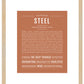 Steel | Name Art Print