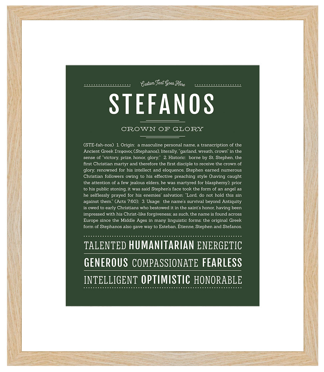 Stephan | Name Art Print