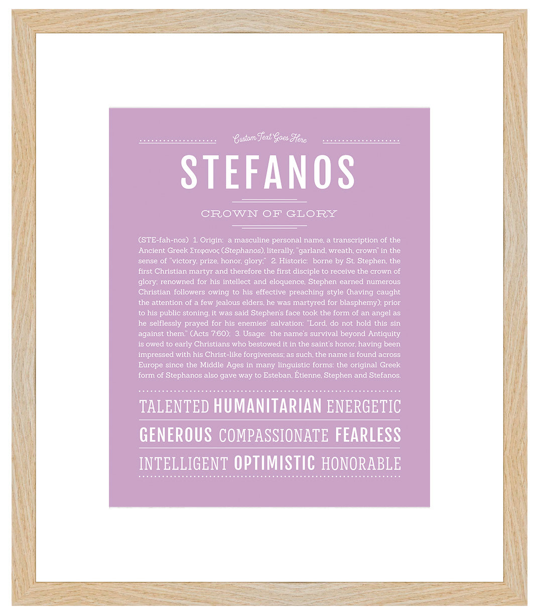 Stephan | Name Art Print