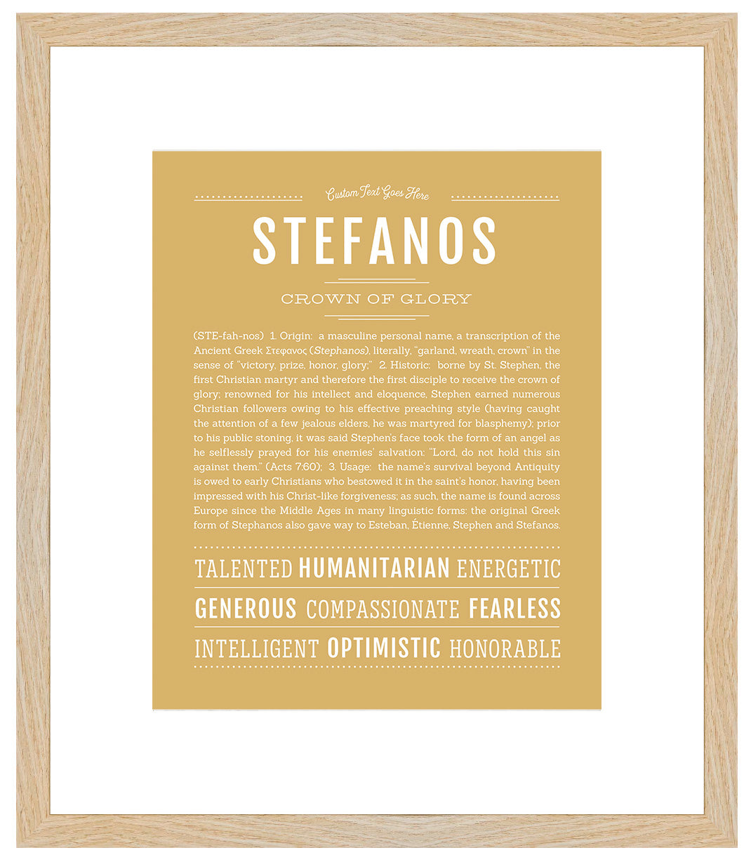 Stephan | Name Art Print